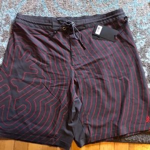 Running man board shorts